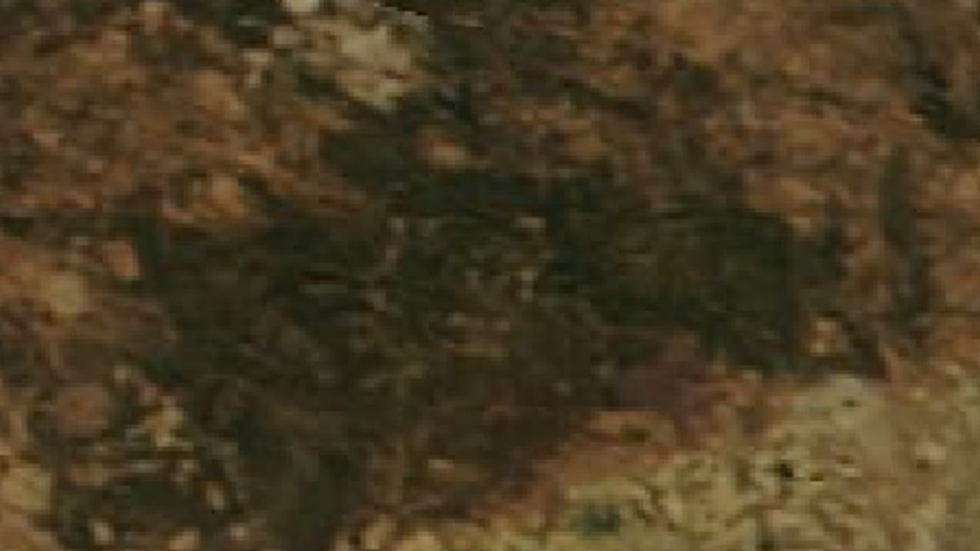Imagen de satélite de la zona del incendio de minas de riotinto antes y después del fuego
