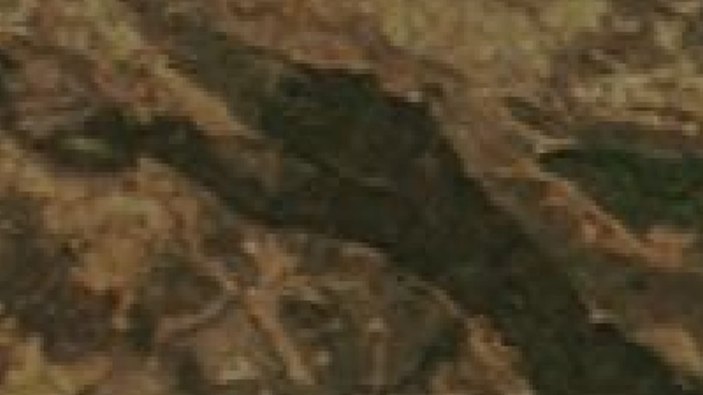 Imagen de satélite de la zona del incendio de riba de saelices antes y después del fuego